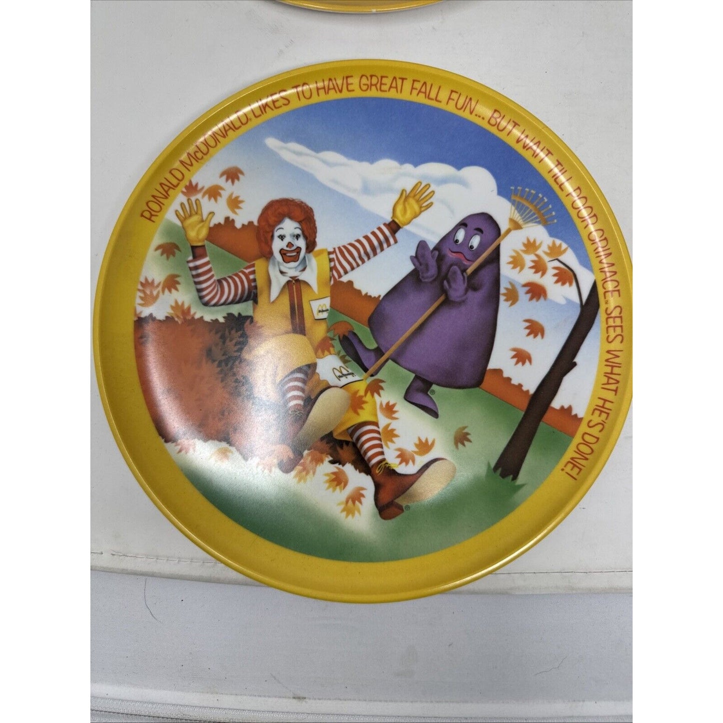 Vintage 1977 (4). Ronald McDonald 10" Plates Seasons UNUSED Not Full Set
