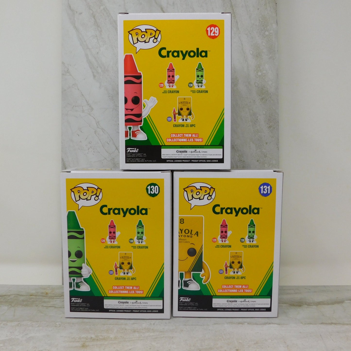 Crayola Set of 3 - Red, Green, Box