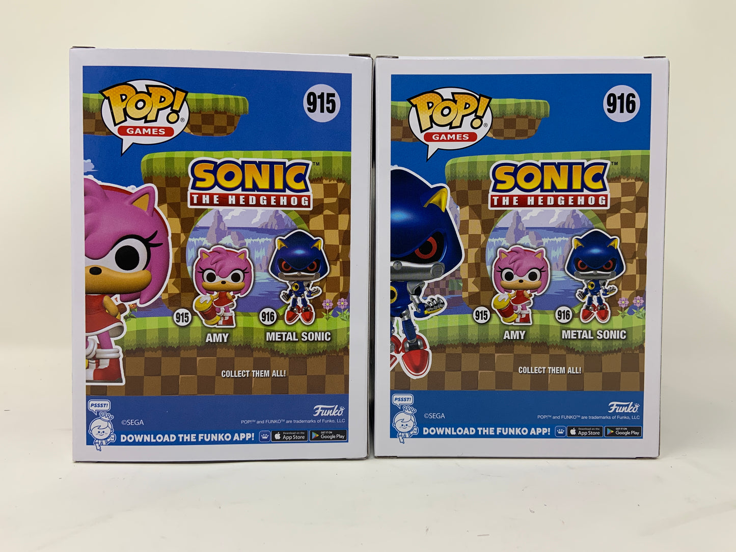 Sonic the Hedgehog - Metal Sonic & Amy (Set of 2)