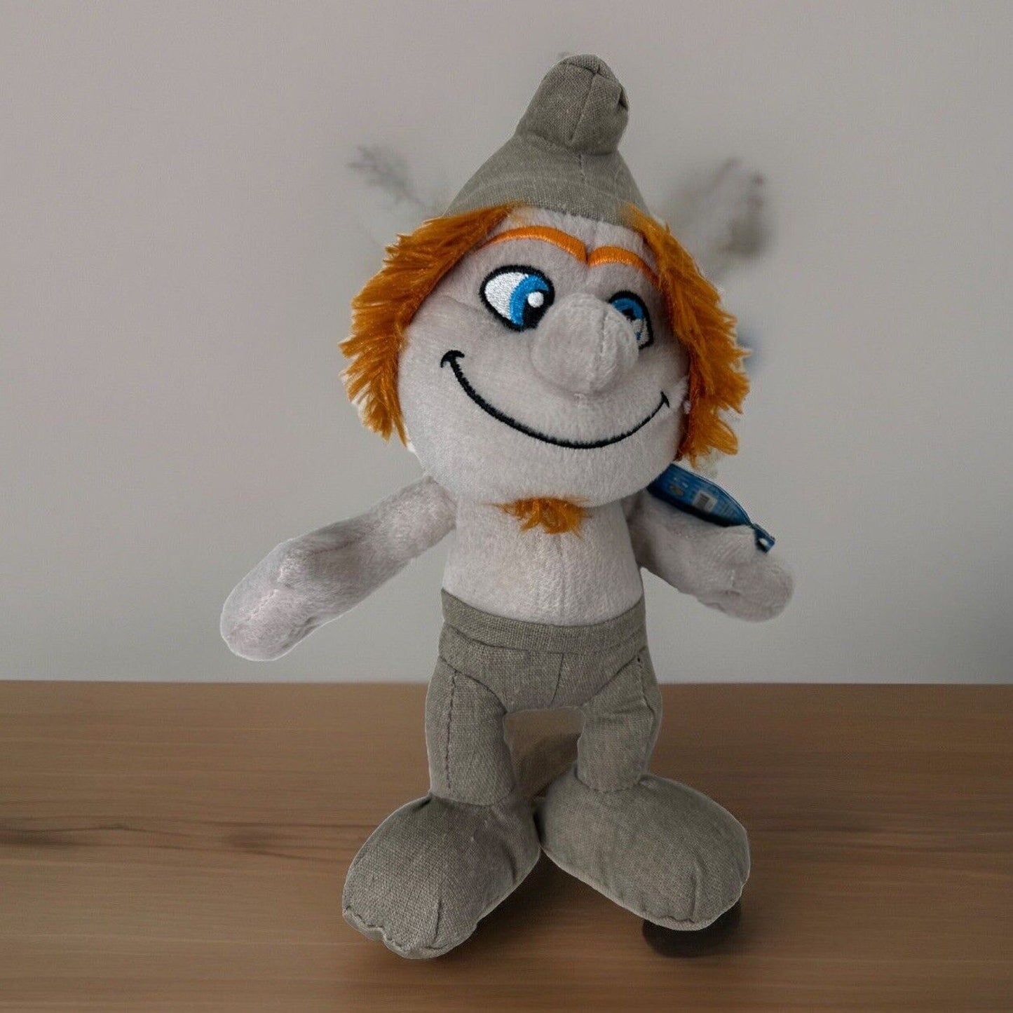 PEYO KELLYTOY Stuff Plush TV Cartoon Character Doll HACKUS SMURF 10"