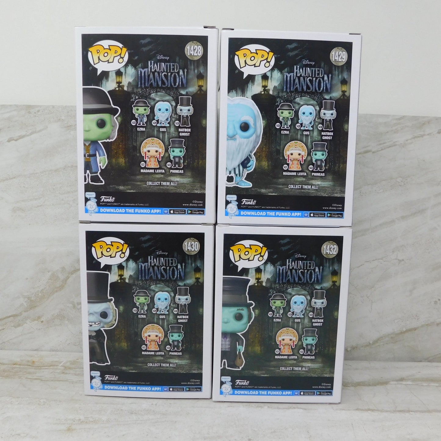 Haunted Mansion - Set of 4