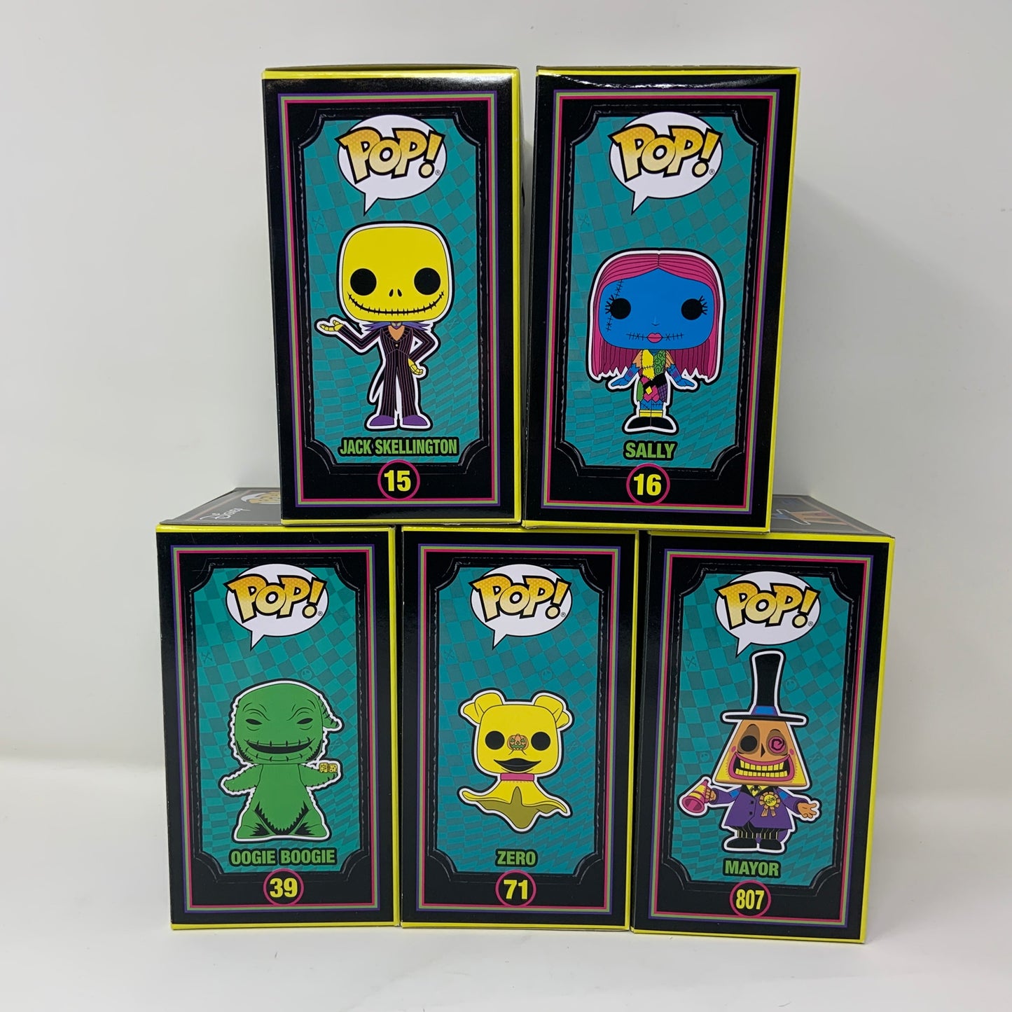 NBX - Nightmare Before Christmas - Blacklight Set of 5