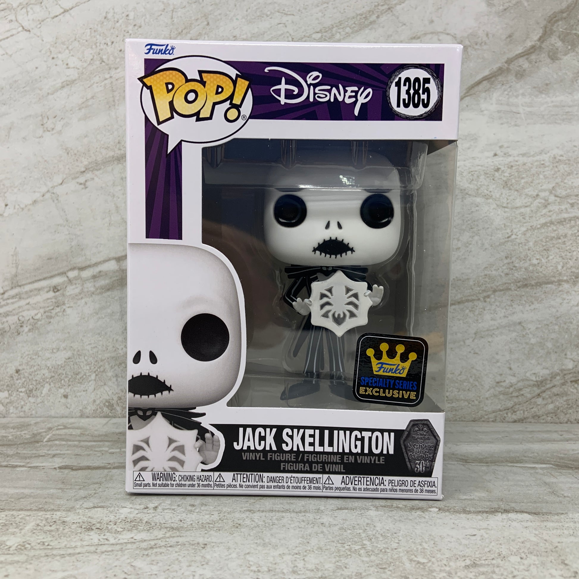 Funko POP! Jack Skellington with Snowflake Disney Nightmare Before