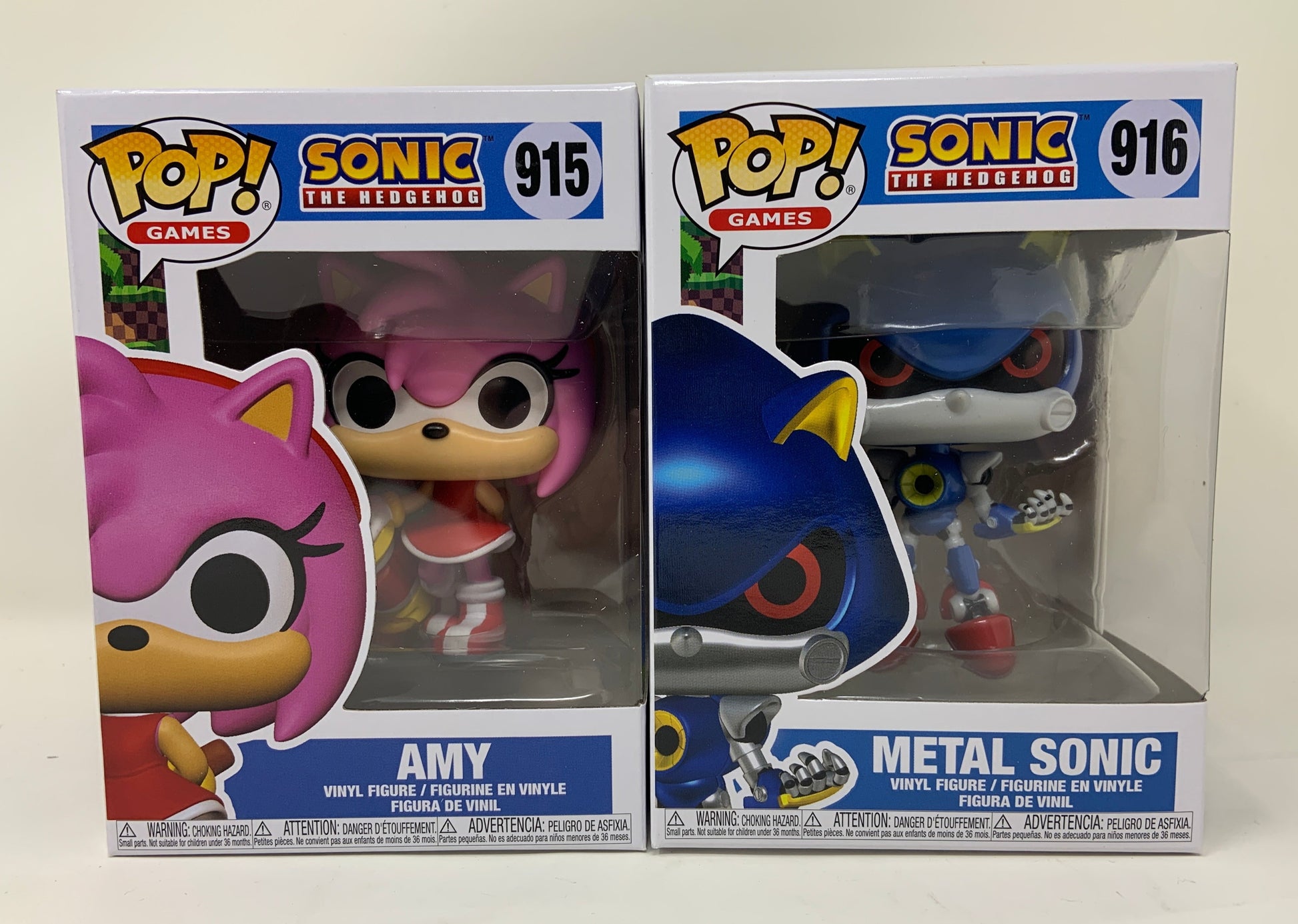 Sonic the Hedgehog - Metal Sonic & Amy (Set of 2)