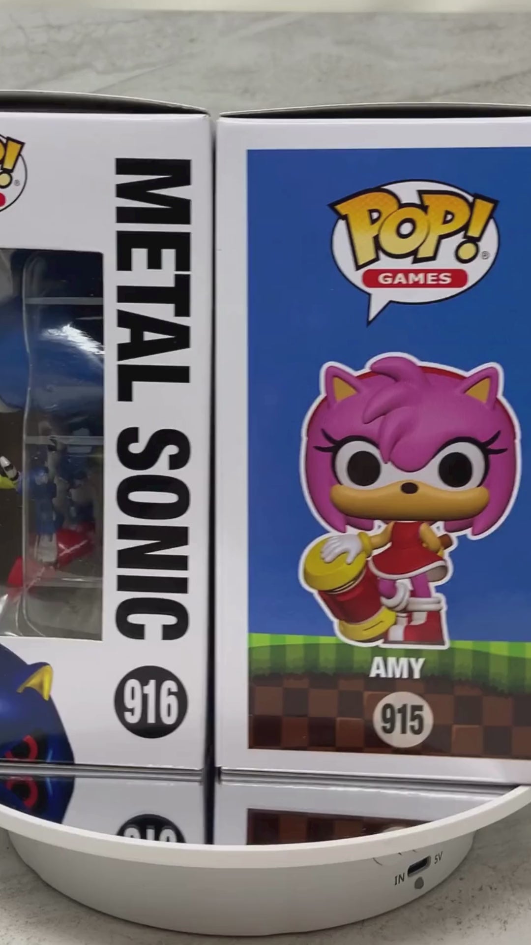 Sonic the Hedgehog - Metal Sonic & Amy (Set of 2)