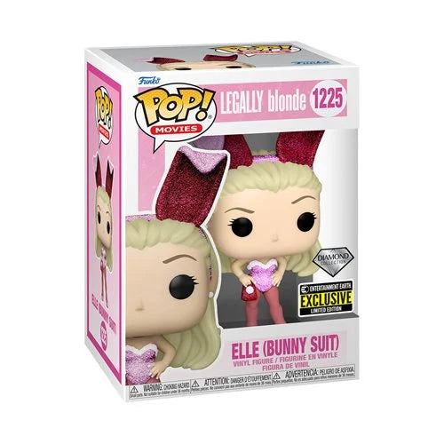 Legally Blonde Elle Bunny Diamond Glitter - EE Ex